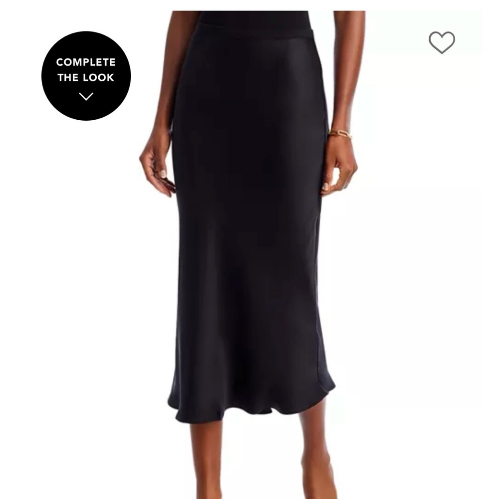 Anine Bing Black Midi Skirt